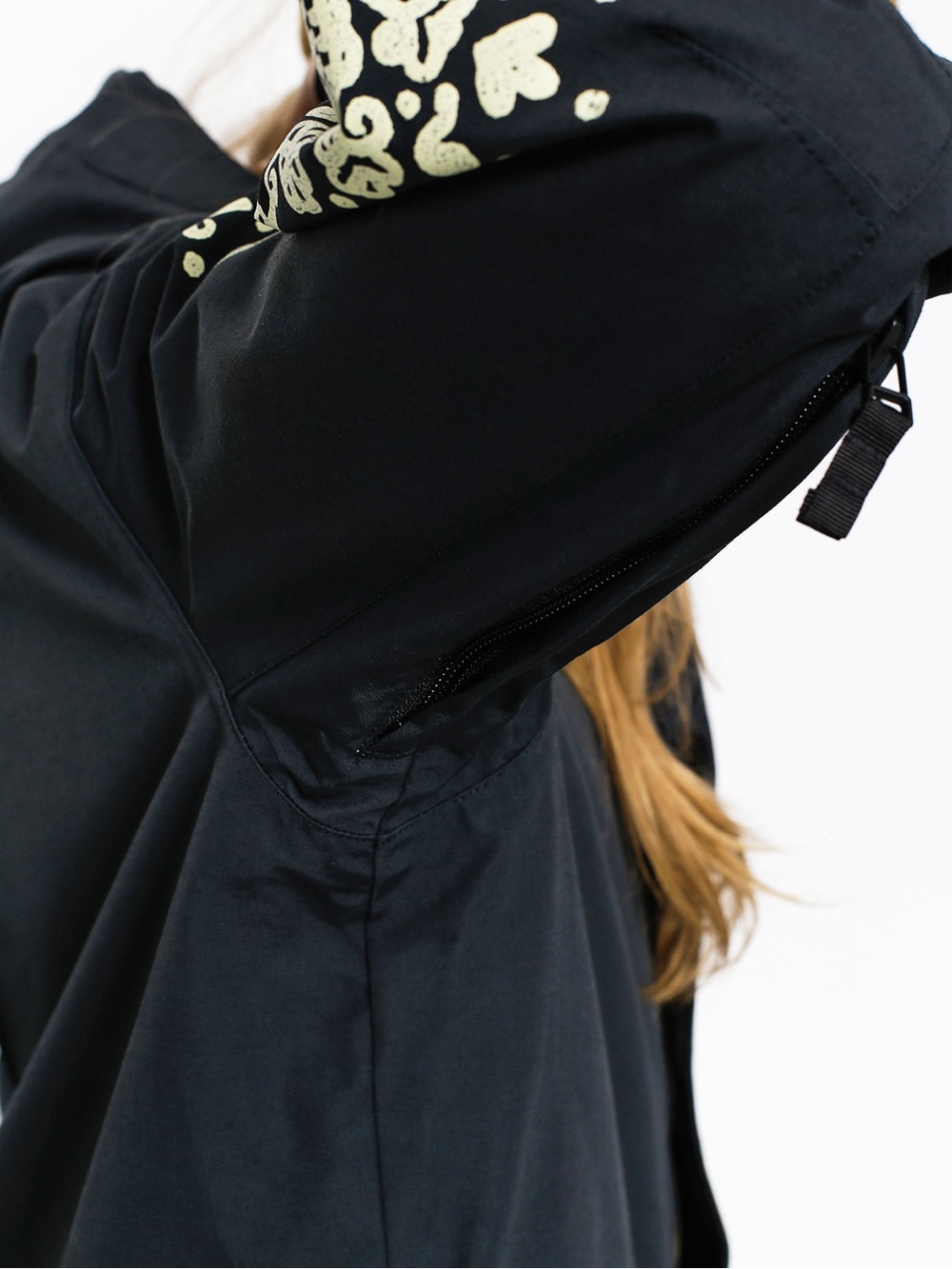 Burton Coat Womens Large Black Chuteout Anorak Pullover DryRide New - Picture 6 of 13
